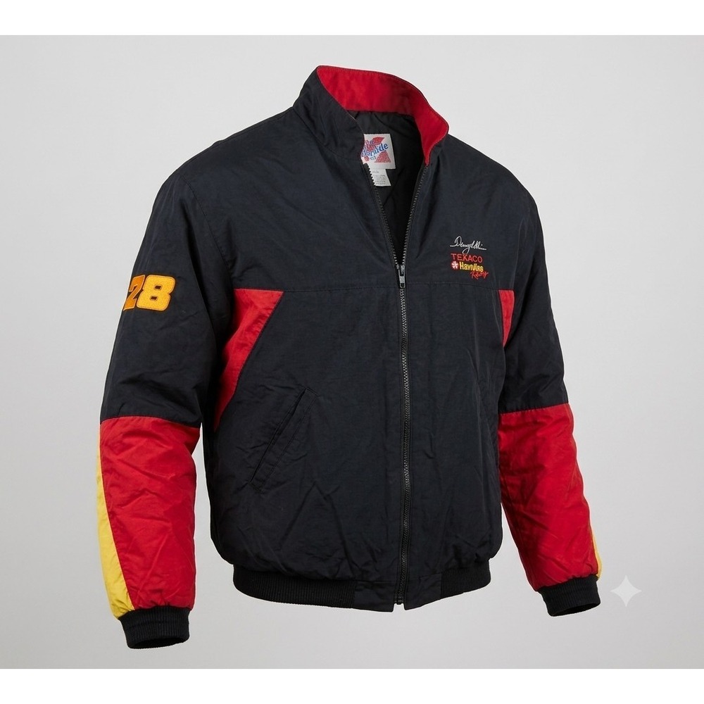 American Made Sportswear Vintage Davey Allison Texaco Racing Men's Jacket. Sz M